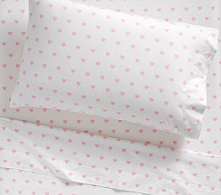 Heart Organic Sheet Set & Pillowcases