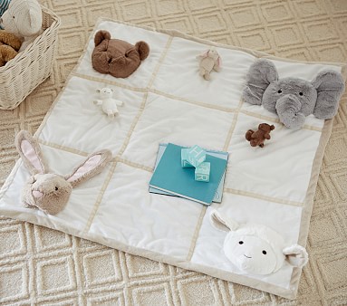 Plush animal sale baby mats