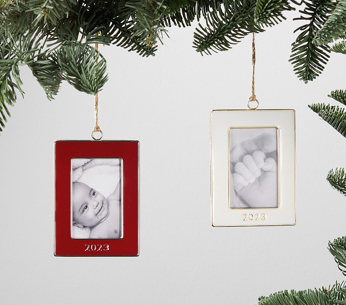 Pottery barn picture frame deals ornament