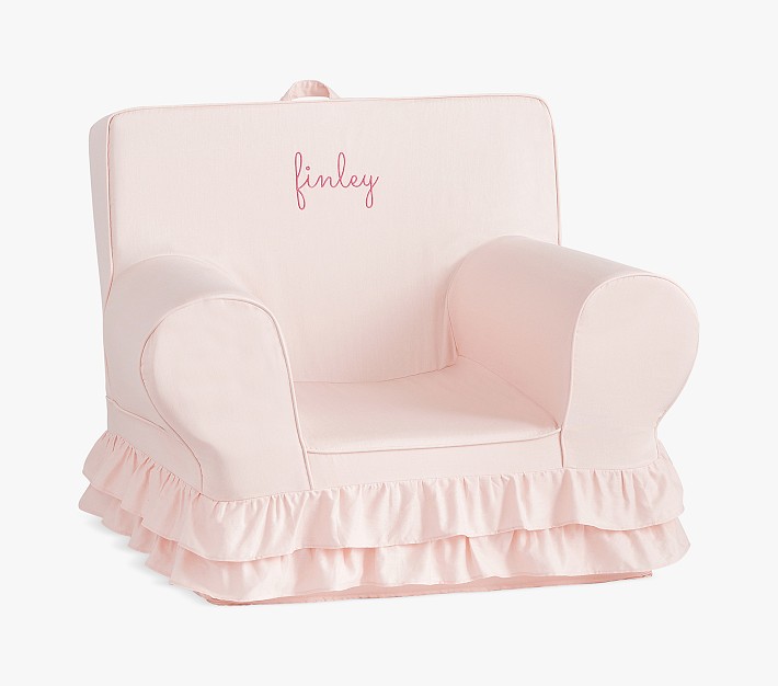 Kids Anywhere Chair&#174;, Dusty Blush Ruffle Slipcover Only