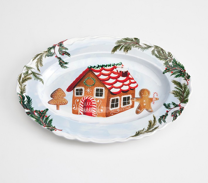 Gingerbread House Platter