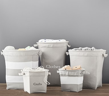 Pottery barn hot sale canvas storage