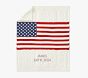 American Flag Baby Blanket