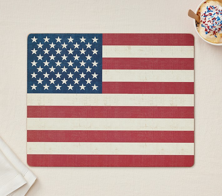 American Flag Cork Placemat