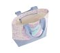 Lavender Heart Tie-Dye Tote Bag