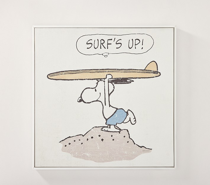 Peanuts® Snoopy® Surf Framed Wall Art