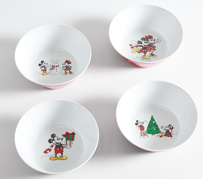 Disney Mickey Mouse Holiday Bowls