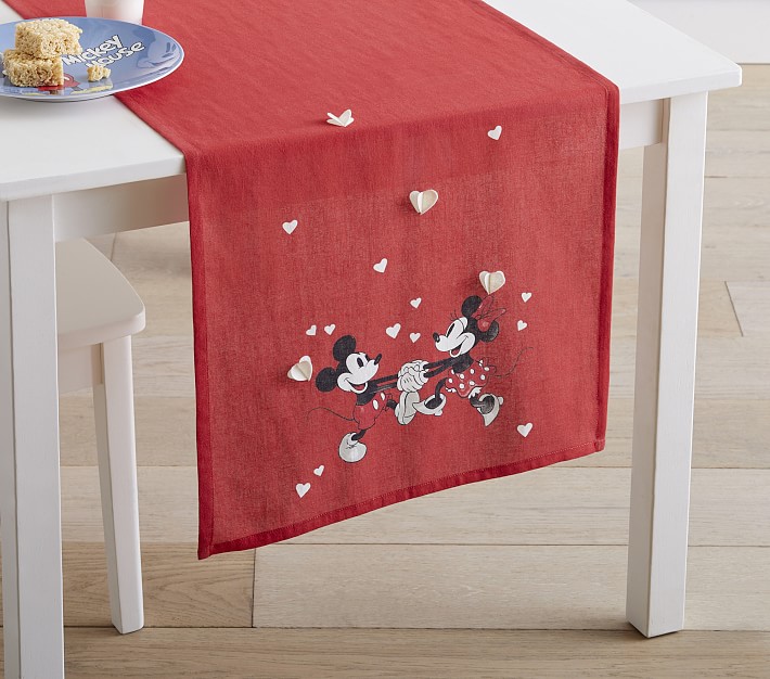 Disney Mickey Mouse Valentines Table Runner
