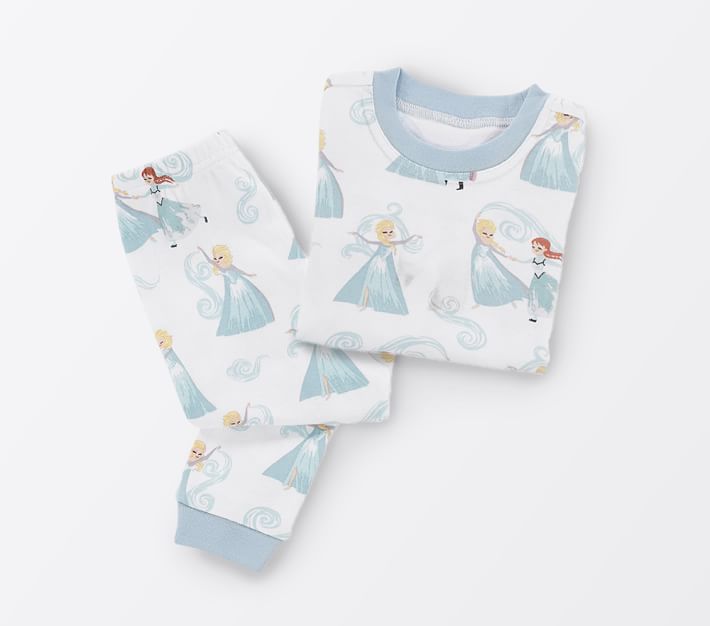 Disney Frozen Cotton Tight Fit Kids Pajamas Pottery Barn Kids