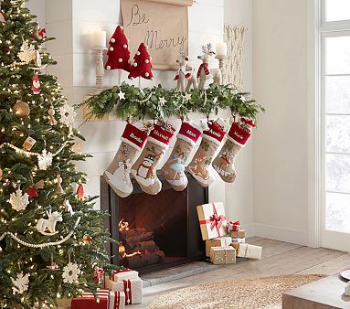 Woodland Christmas Stocking Collection | Pottery Barn Kids