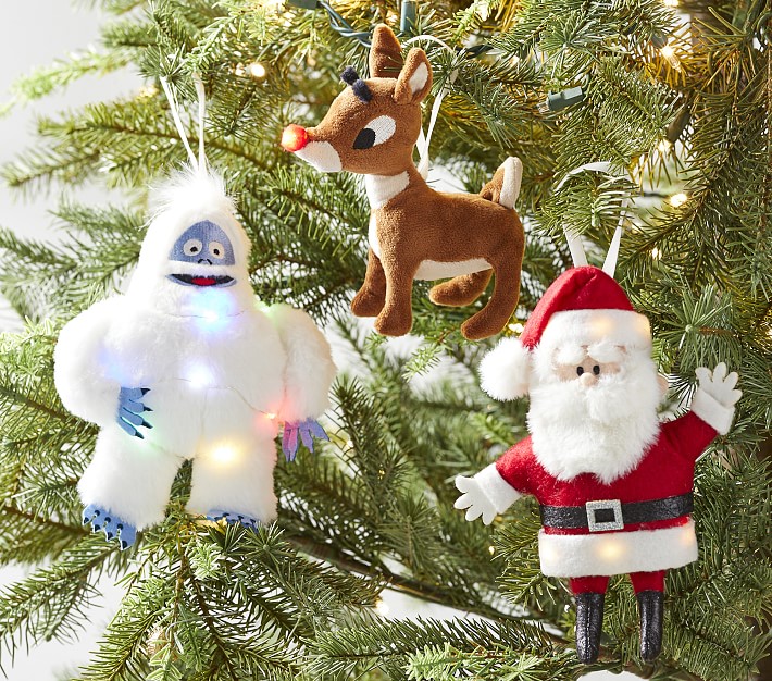 Light Up Rudolph the Red-Nosed Reindeer® Ornaments | Pottery Barn Kids