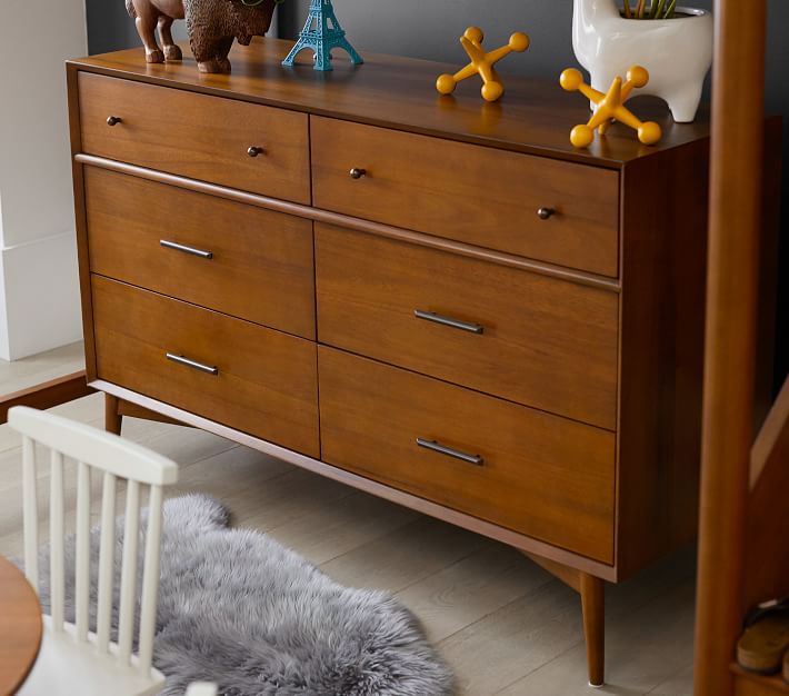 West elm mid century on sale 6 drawer dresser