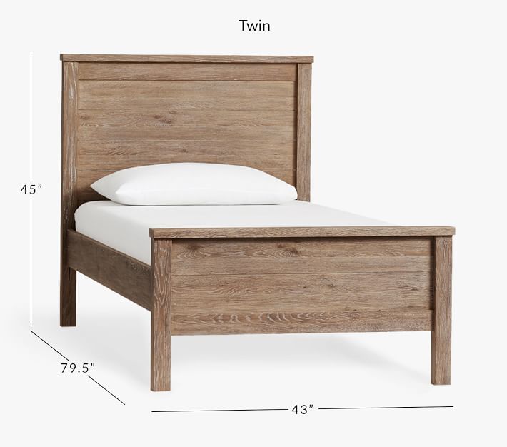 Charlie Low Footboard Kids Bed Pottery Barn Kids