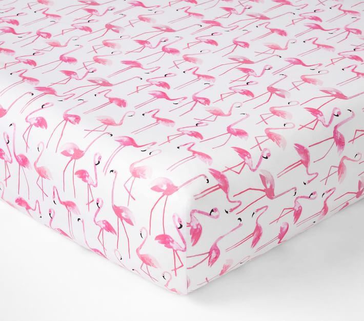 Flamingo crib outlet sheets