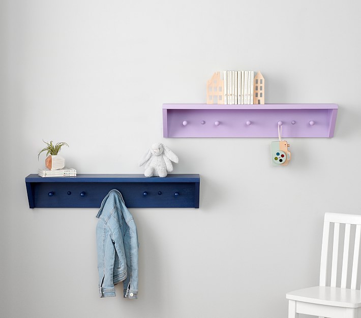 Open Box: Pop Color Shelf With Pegs