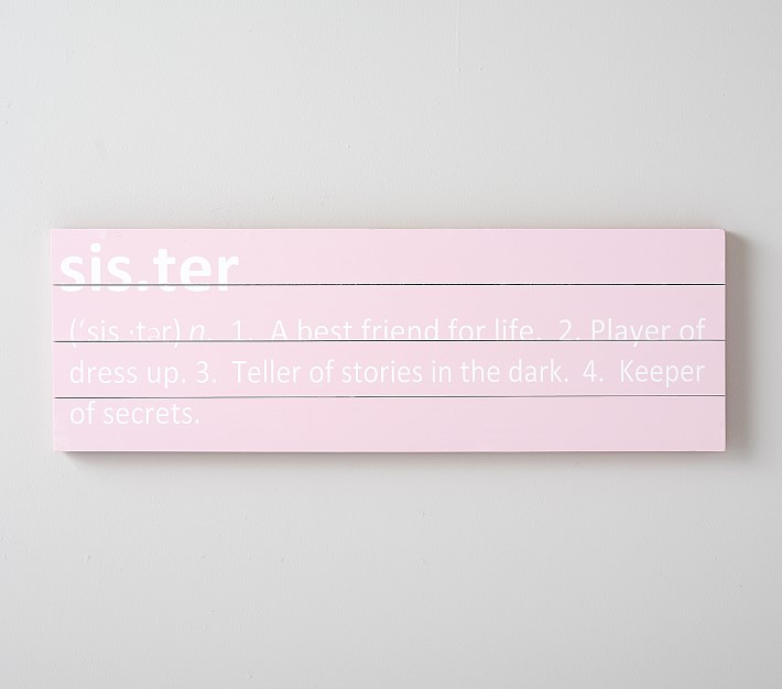 Sister Sibling Plaque