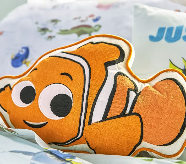 Disney and Pixar Finding Nemo Shaped Pillow | Pottery Barn Kids
