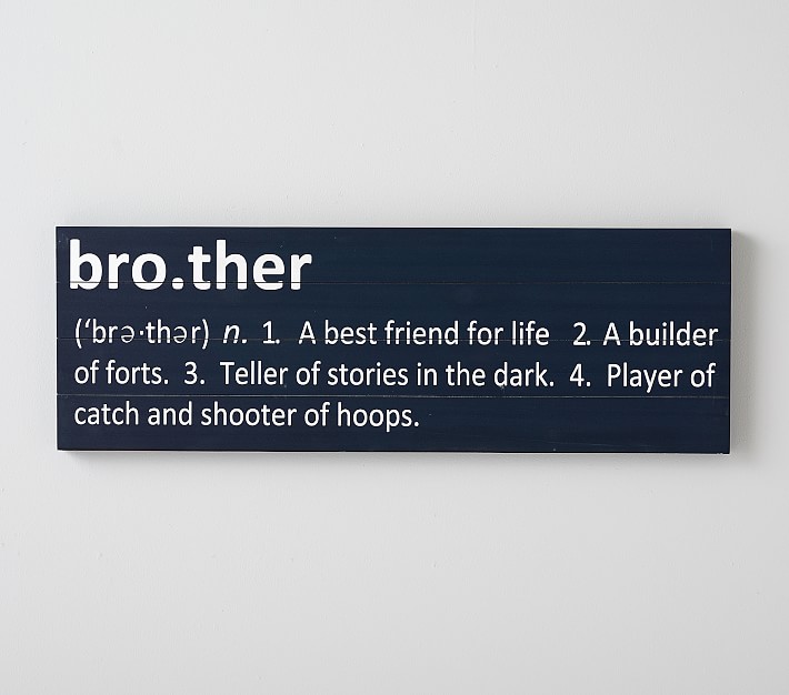 Brother Sibling Plaque