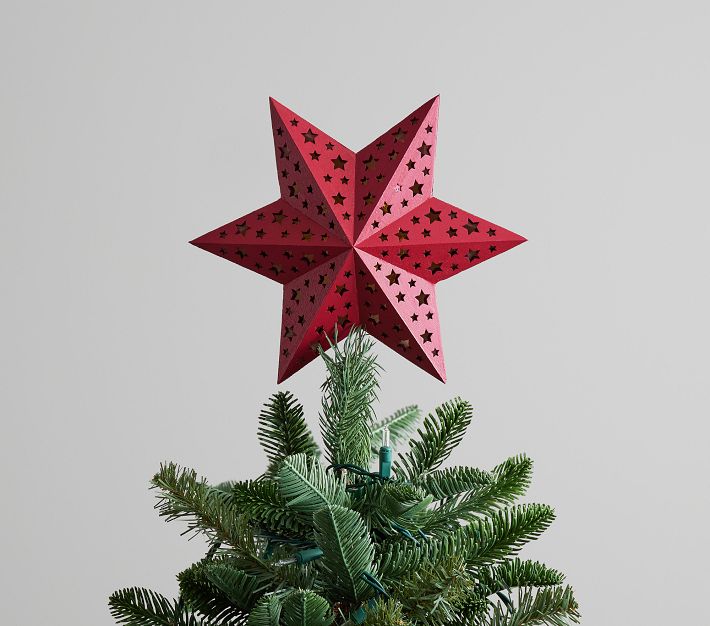 Light up deals star tree topper