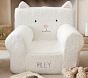 Kids Anywhere Chair&#174;, Ivory Sherpa Kitty