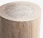 Wood Stump Side Table