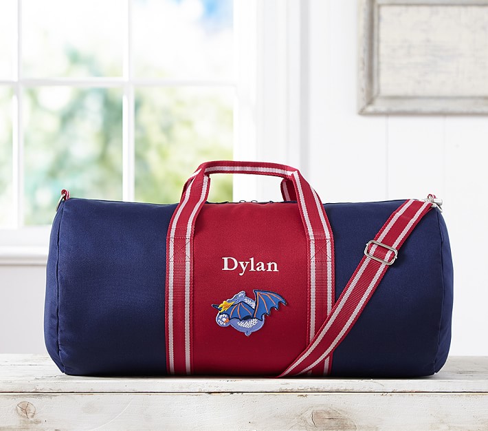 Fairfax Navy/Red Duffle Bag