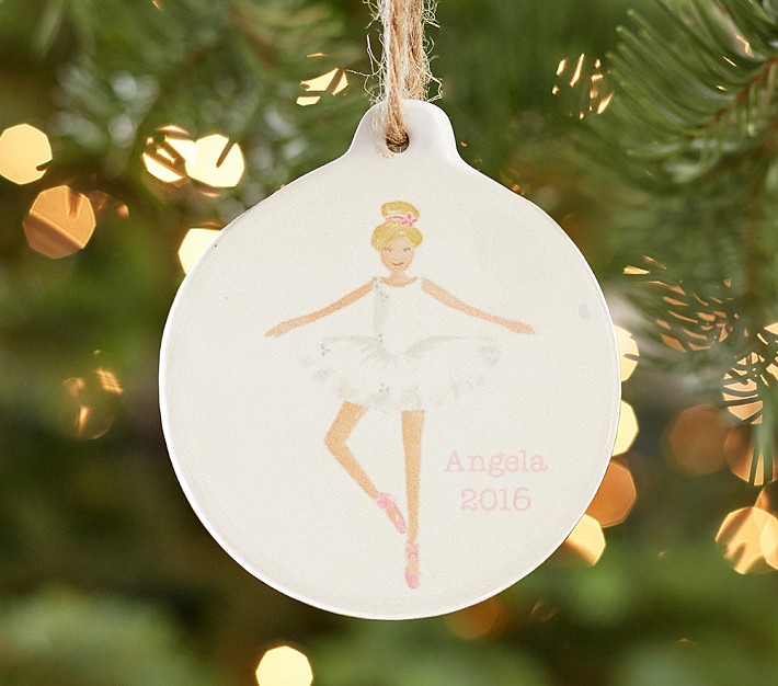 Ballerina Personalized Ornament
