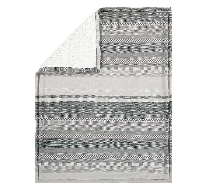 Cozy Pattern Stripe Baby Blanket