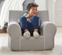 Kids Anywhere Chair&#174;, Gray with White Piping