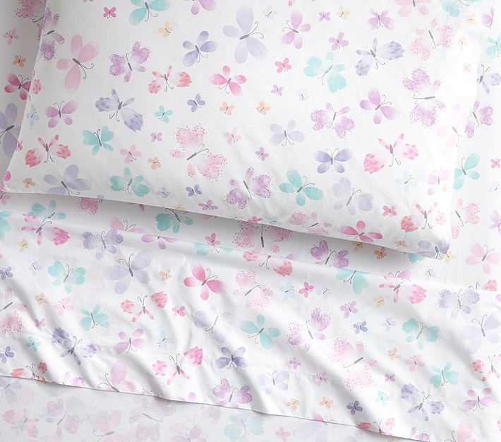 Lilah Butterfly Sheet Set &amp; Pillowcases