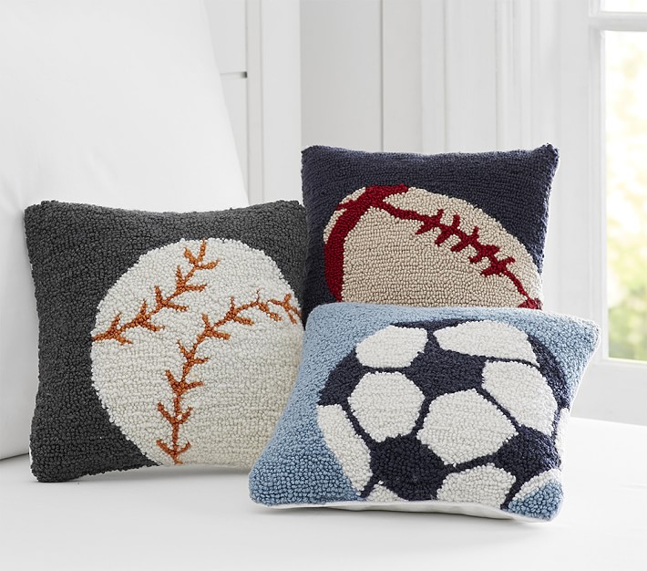 Sports Hook and Loop Pillows