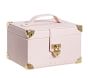 The Emily &#38; Meritt Linen Train Case Jewelry Box