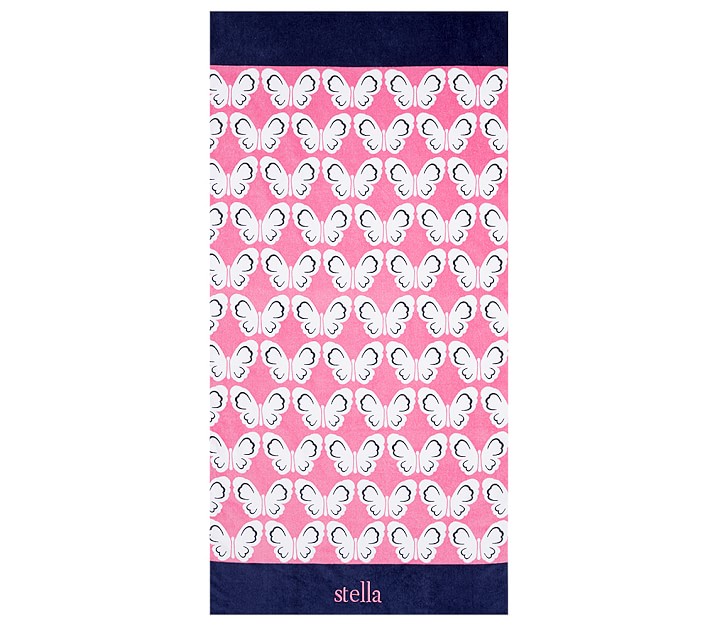 Classic Repeat Butterfly Towel