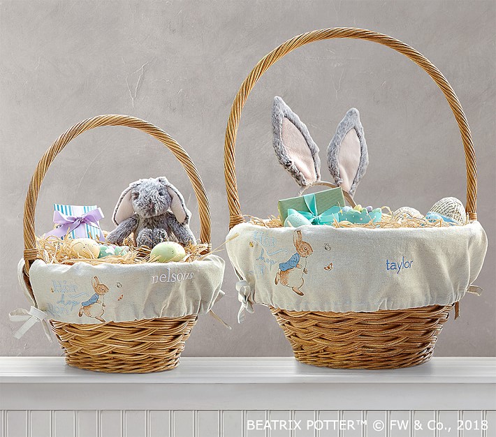 Peter Rabbit&#8482; Linen Easter Basket Liners