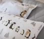 Winter Penguin Flannel Sheet Set &amp; Pillowcases