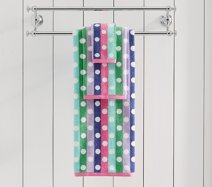 Multi Dot Bath Towel Collection
