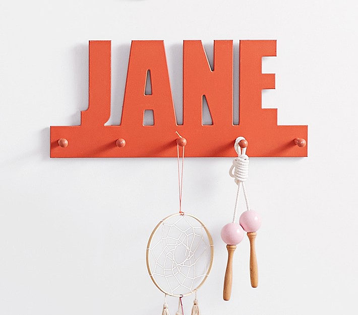 Personalized Name with Pegs