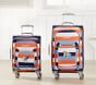 Fairfax Navy/Orange Multicolor Stripe Spinner Luggage