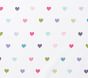 Multicolored Heart Organic Sheet Set &amp; Pillowcases