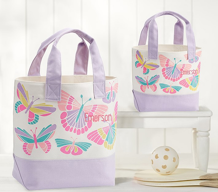 Lavender Butterfly Tote