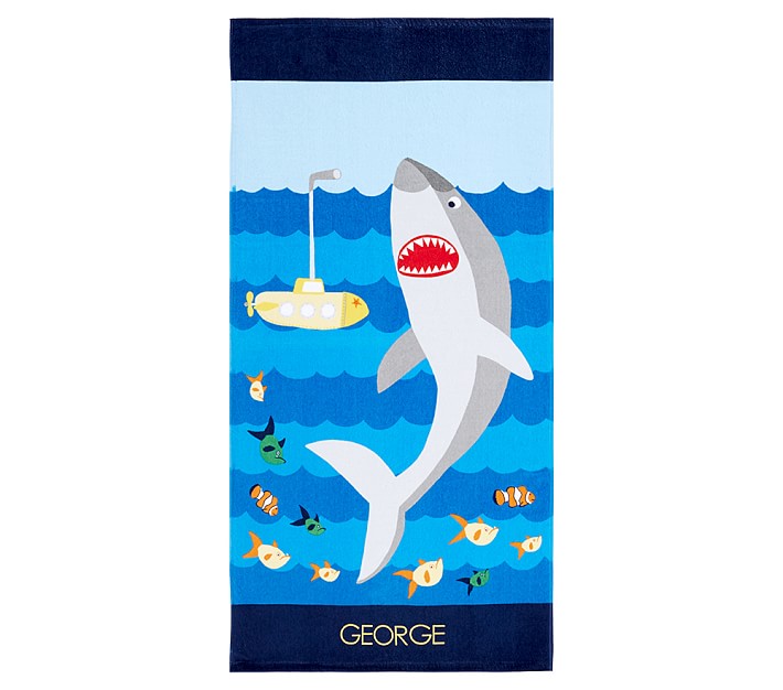Classic Shark Mini Beach Towel