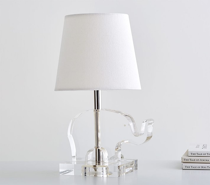 Acrylic Elephant Lamp