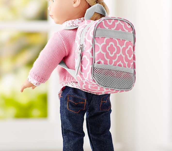 Pink Geo Doll Backpack