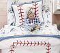 Vintage Baseball Organic Sheet Set &amp; Pillowcases