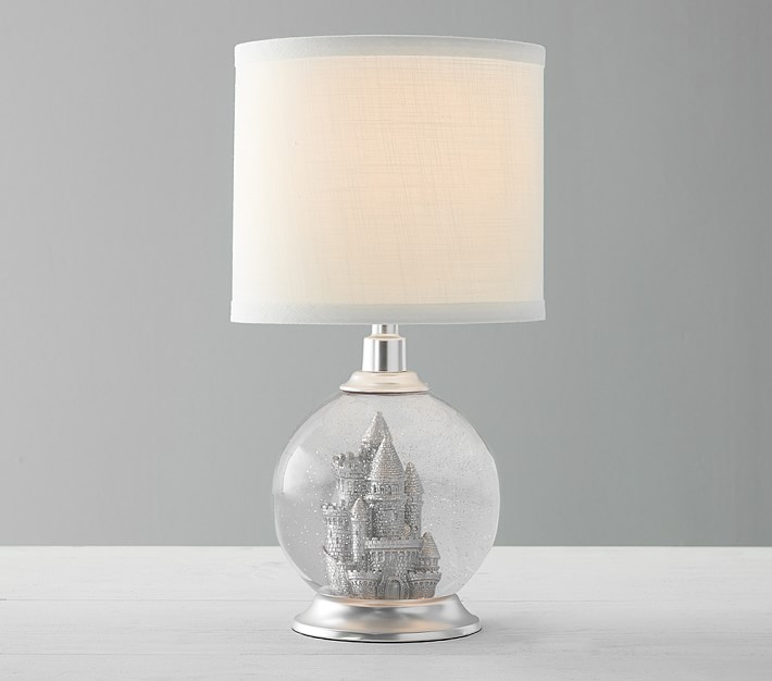 Castle Snow Globe Lamp