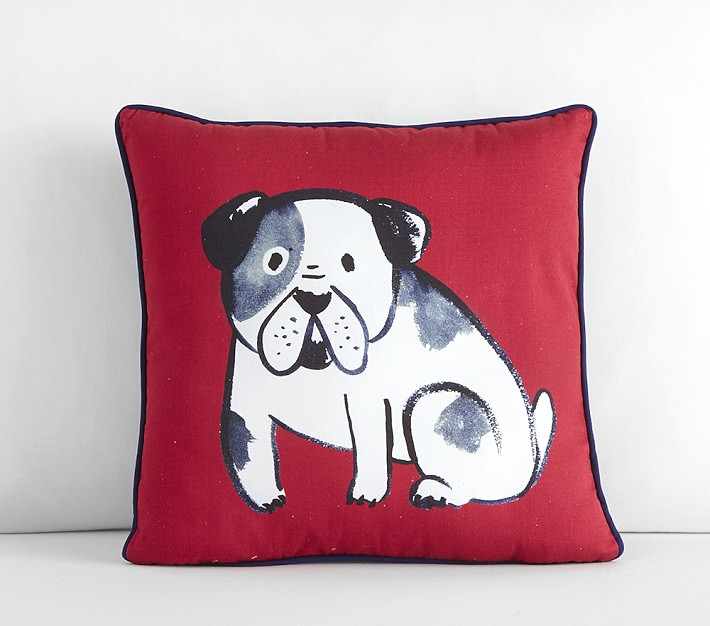 Painted Dog Pillow