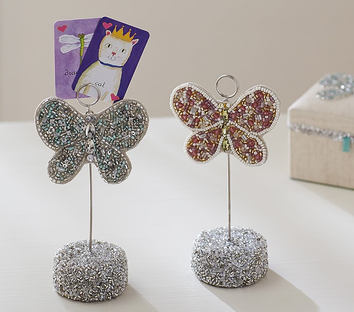 Beaded Butterfly Stand