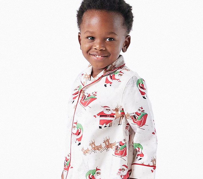 Heritage Santa Flannel Pajama Set