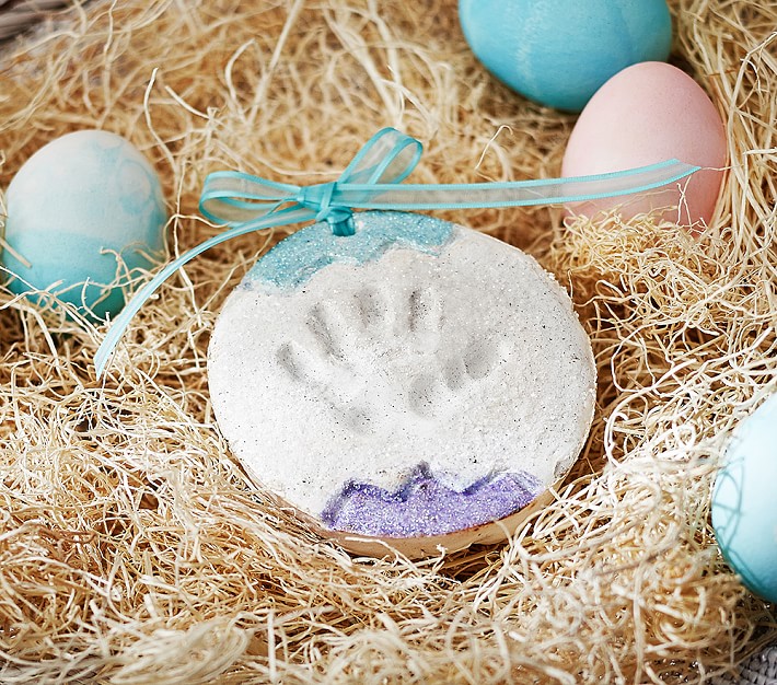 Baby Handprint Footprint Easter Egg Kit