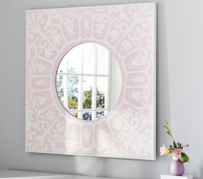 Pink Painted Mirror